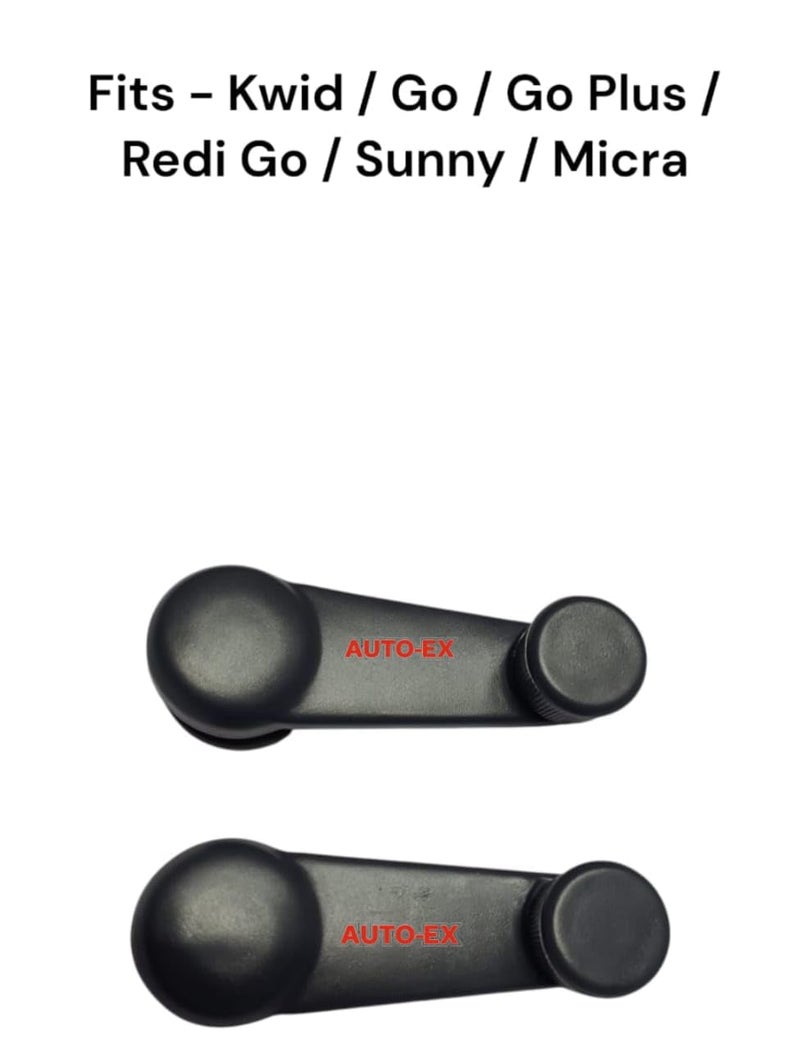 Auto-Ex Inner Door Window Regulator Handle Beige Compatible/Replacement for Kwid/Go/Go Plus/Redi Go/Sunny/Micra - Image 2