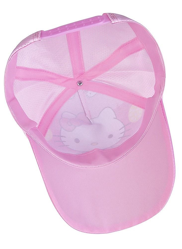 Hello Kitty - Hello Kitty Hats For Kids Outdoor Cartoon Adjustable Sunnet Hats - Image 1