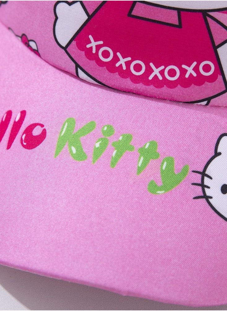 Hello Kitty - Hello Kitty Hats For Kids Outdoor Cartoon Adjustable Sunnet Hats - Image 1