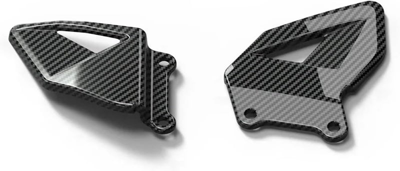 متوافق مع CBR600RR CBR600 RR 2003-2024 واقي كعب دواسة الدراجة النارية ألواح زخرفة مظهر الكربون (نسيج CF Array) - Image 3