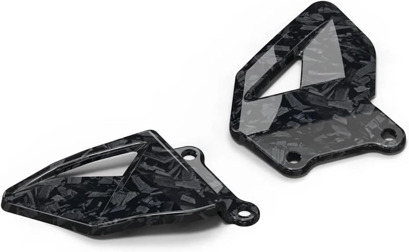 متوافق مع CBR600RR CBR600 RR 2003-2024 واقي كعب دواسة الدراجة النارية ألواح زخرفة مظهر الكربون (نسيج CF Array) - Image 5