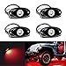 YONEDA LED Rock Lights 4PODS Waterproof LED Neon Underglow Light for Car Truck ATV UTV SUV Jeep Offroad Boat Underbody - Image 2