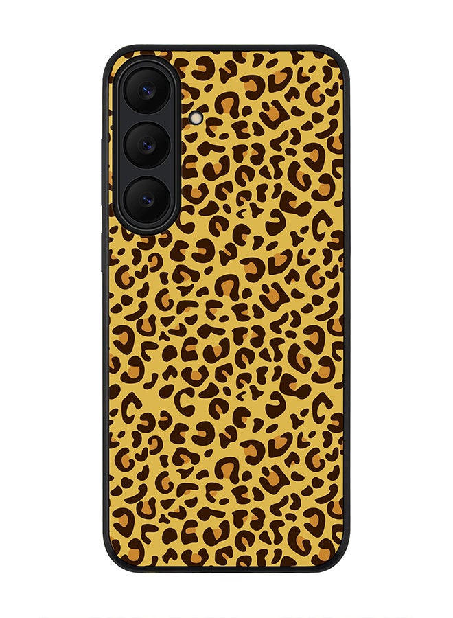 For Samsung Galaxy S25 FE Case,Slim fit Camera Protection, Shockproof Thin Phone cover  - Leopard Skin Print