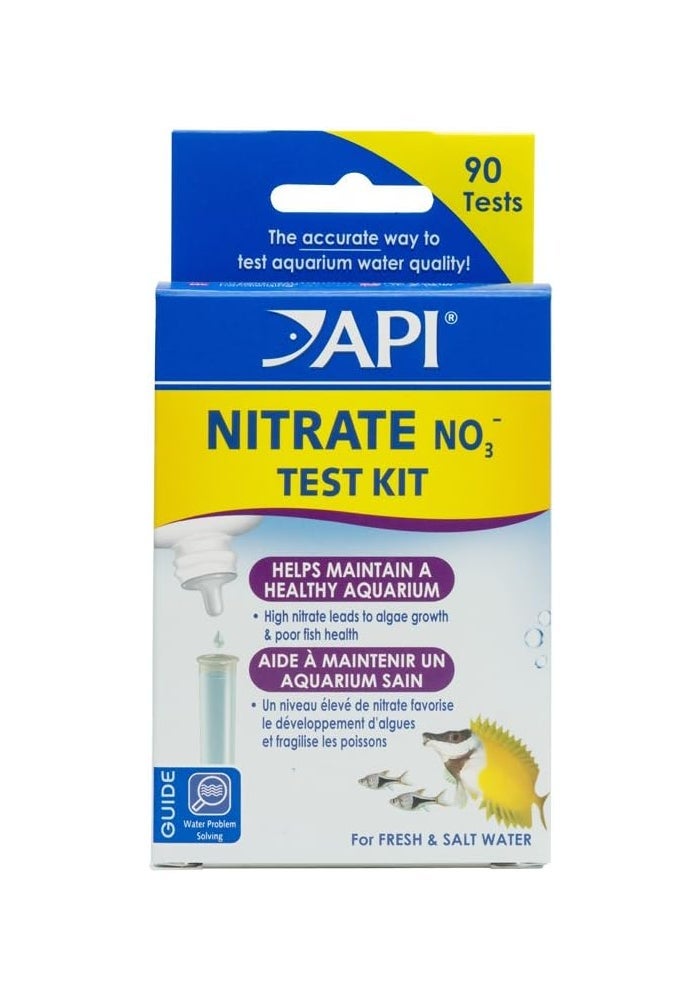API Nitrate NO3 Test Kit for Freshwater and Saltwater Aquariums - 90 Tests - Image 1
