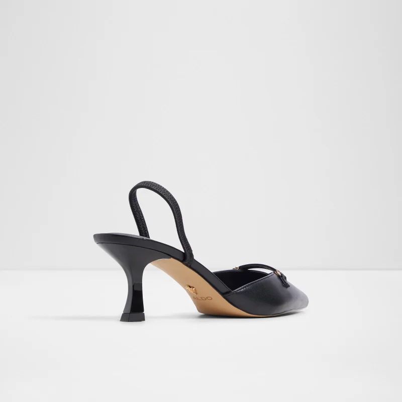 الدو NAILAH Textured Pointed Toe Mule Pumps