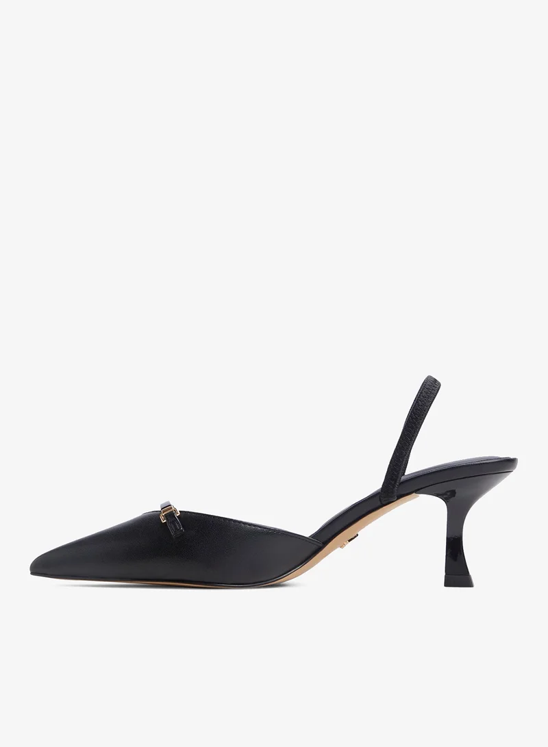 Aldo  NAILAH Textured Pointed Toe Mule Pumps for Women | Best Price UAE