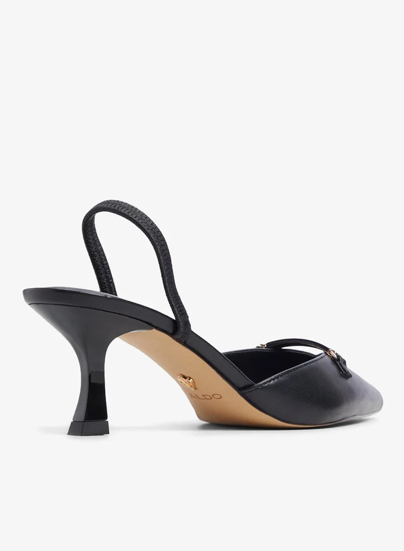 الدو NAILAH Textured Pointed Toe Mule Pumps