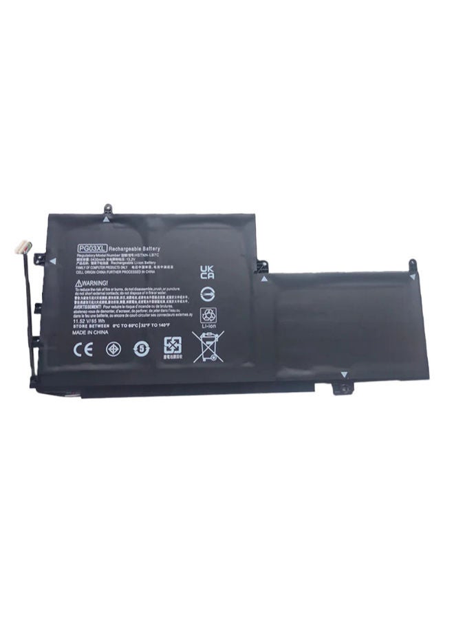 لاب-تك بطارية بديلة للكمبيوتر المحمول HP PG03XL — 11.55 فولت / 4545 مللي أمبير في الساعة (52.5 واط في الساعة) — بطارية ليثيوم أيون ثنائية الخلايا — ضمان لمدة 6 أشهر - Image 1
