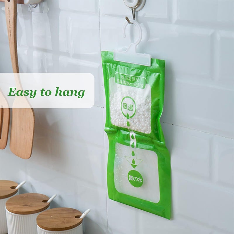 SPOKKI 10 Pcs Dehumidifier Hanging Bag, Dehumidifiers For Home & Kitchen, Home Moisture Absorber Hanging Dehumidifiers For Wardrobes/Kitchen/Living Room/Bathroom/Bedroom - Image 4