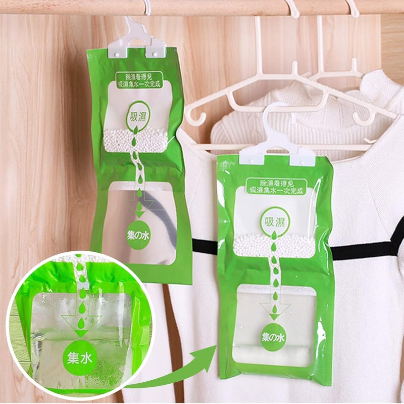 SPOKKI 10 Pcs Dehumidifier Hanging Bag, Dehumidifiers For Home & Kitchen, Home Moisture Absorber Hanging Dehumidifiers For Wardrobes/Kitchen/Living Room/Bathroom/Bedroom - Image 3