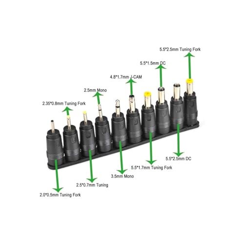 CentIoT - 34 in 1 DC 5.5X 2.1 MM Male DC Jack Socket Connector to 34 Types Male Power Plug (34 in 1) - Image 3