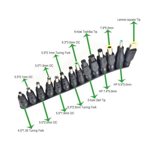 CentIoT - 34 in 1 DC 5.5X 2.1 MM Male DC Jack Socket Connector to 34 Types Male Power Plug (34 in 1) - Image 2