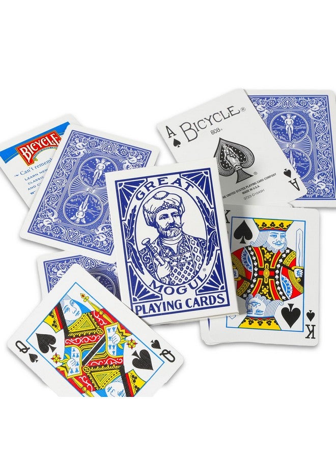 Bicycle بطاقات لعب دراجة عتيقة العظمة موغول رايدر 12 عبوة - حزمة مع 12 مجموعة بطاقات لعب مزودة بوسائد هوائية في صندوق قابل للجمع - Image 3