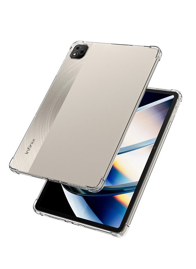 2 in 1 Infinix Xpad Tablet 11 inch Protection Pack - Ultra Clear Shockproof Case & Edge-to-Edge Screen Protector, 360 Degree Protection, Back Cover & Screen Protector for Infinix Xpad Tablet 11 inch