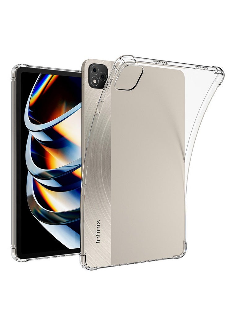 2 in 1 Infinix Xpad Tablet 11 inch Protection Pack - Ultra Clear Shockproof Case & Edge-to-Edge Screen Protector, 360 Degree Protection, Back Cover & Screen Protector for Infinix Xpad Tablet 11 inch