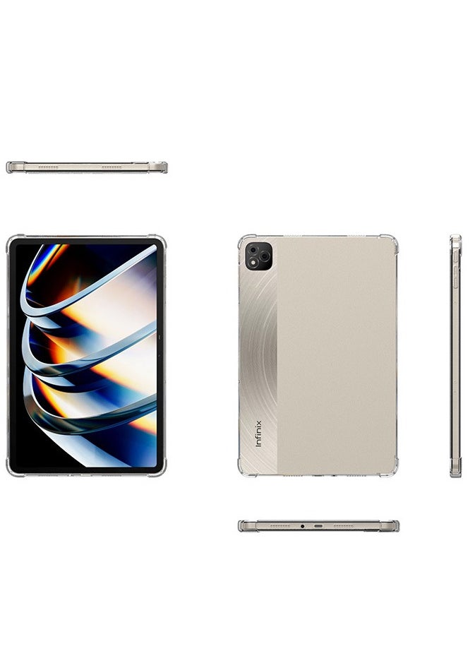 2 in 1 Infinix Xpad Tablet 11 inch Protection Pack - Ultra Clear Shockproof Case & Edge-to-Edge Screen Protector, 360 Degree Protection, Back Cover & Screen Protector for Infinix Xpad Tablet 11 inch