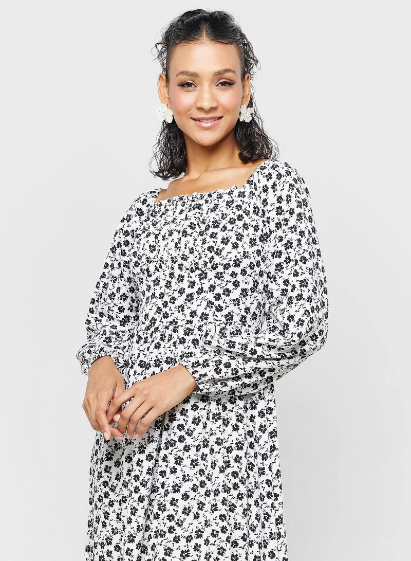 ELLA Floral Print Dress