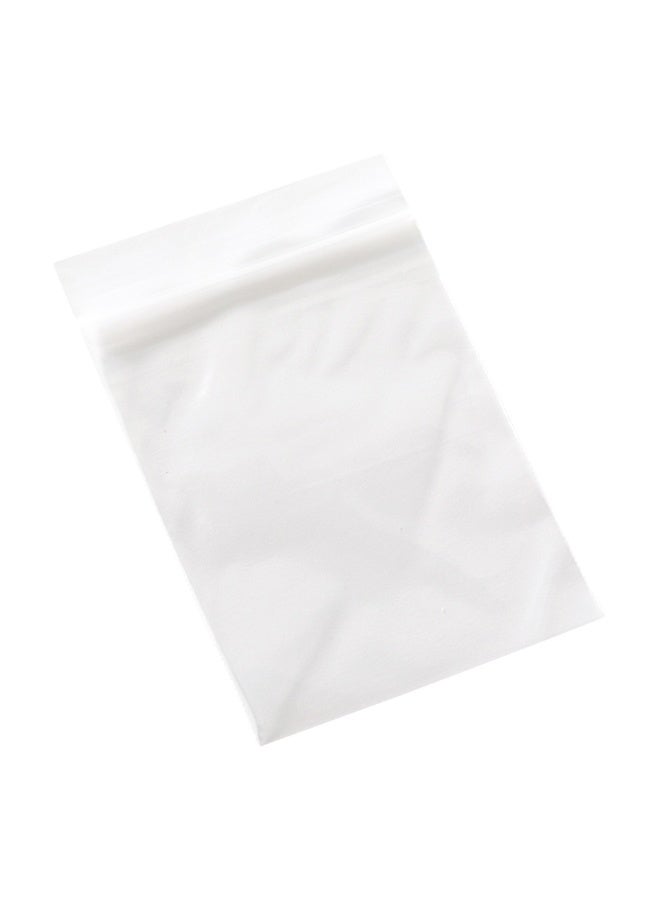 Restaurantware Bag Tek 3 x 4.8 Inch Resealable Zip Bags, 100 High Clarity Zip Bags - For Snacks, Nuts, Seeds, Candy, Treats & More, Clear Plastic Zipper Storage Bags - Image 1