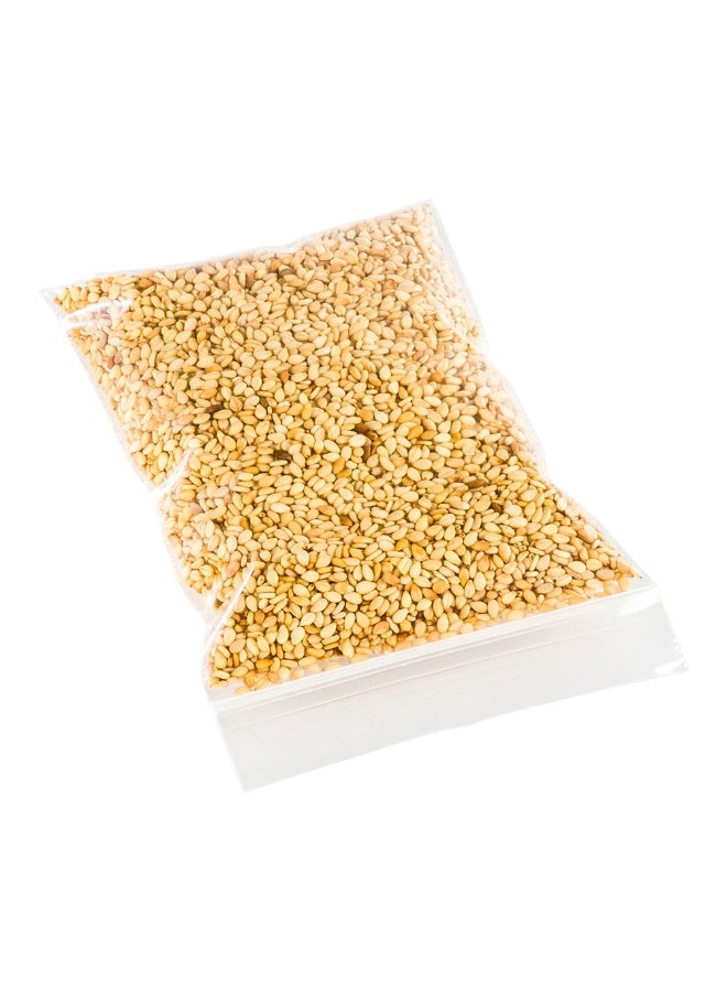 Restaurantware Bag Tek 3 x 4.8 Inch Resealable Zip Bags, 100 High Clarity Zip Bags - For Snacks, Nuts, Seeds, Candy, Treats & More, Clear Plastic Zipper Storage Bags - Image 2