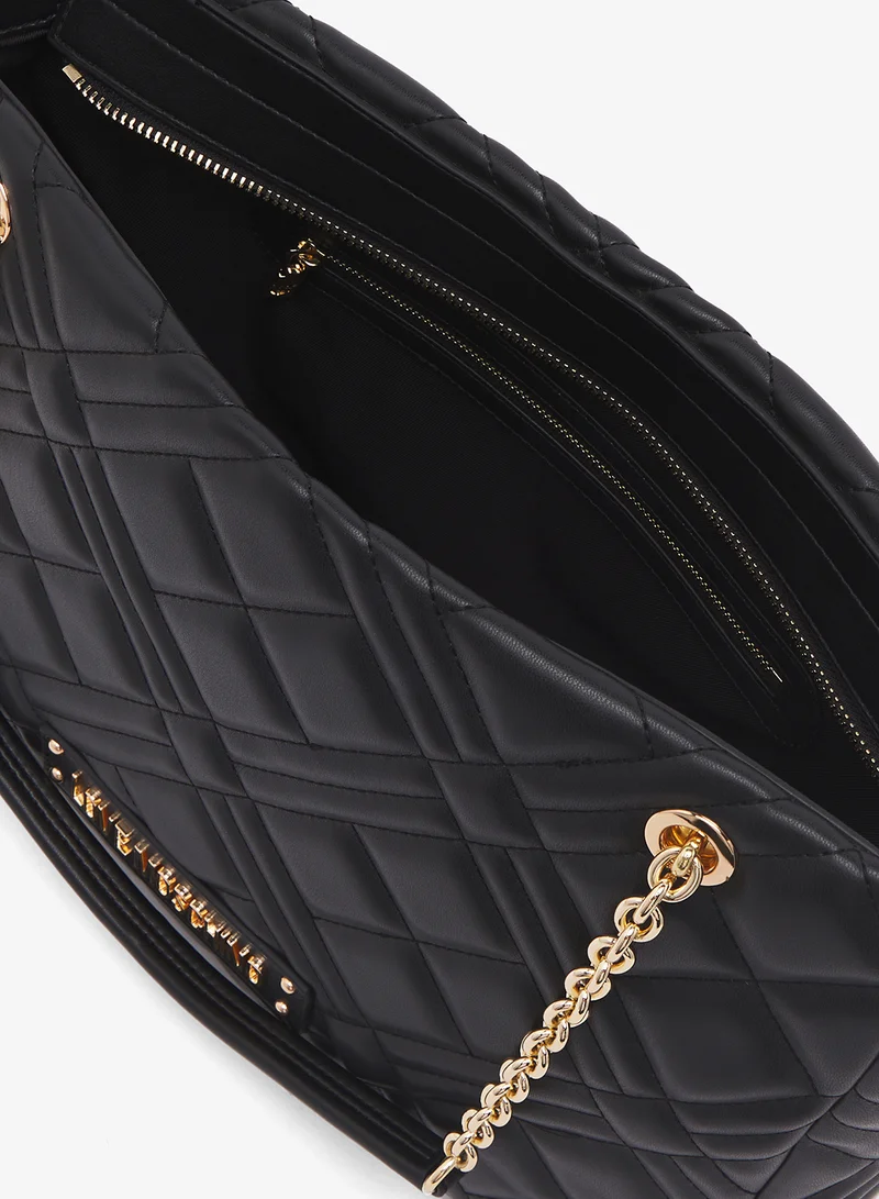 لوف موسكينو top handle logo shopper