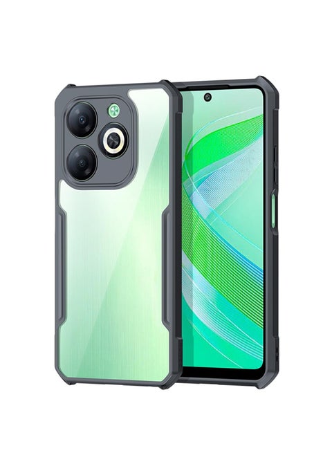 TECNO Spark 20 / Tecno Spark 20C 4G Mobile Phone Case Cover, Ultra-Thin Lightweight Cover Soft TPU Bumper + Acrylic Clear Back Case Cover