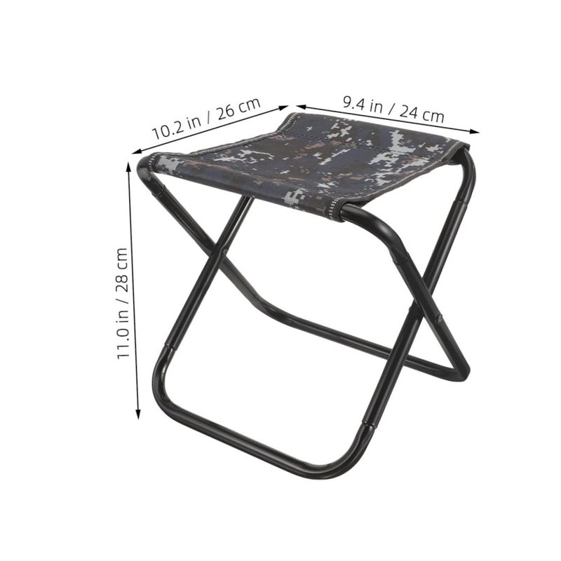 Portable Folding Stool Lightweight Outdoor Chair for Camping Fishing Picnics Easy Carry - Image 4