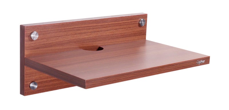 Captiver Wall Mounted Set Top Box Holder (Classic Walnut)||Setup Box Stand for Home | Wall Mount Stylish WiFi Router Holder TV Cabinet Living Room Furniture - Image 3