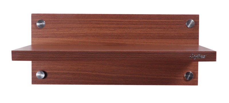 Captiver Wall Mounted Set Top Box Holder (Classic Walnut)||Setup Box Stand for Home | Wall Mount Stylish WiFi Router Holder TV Cabinet Living Room Furniture - Image 2