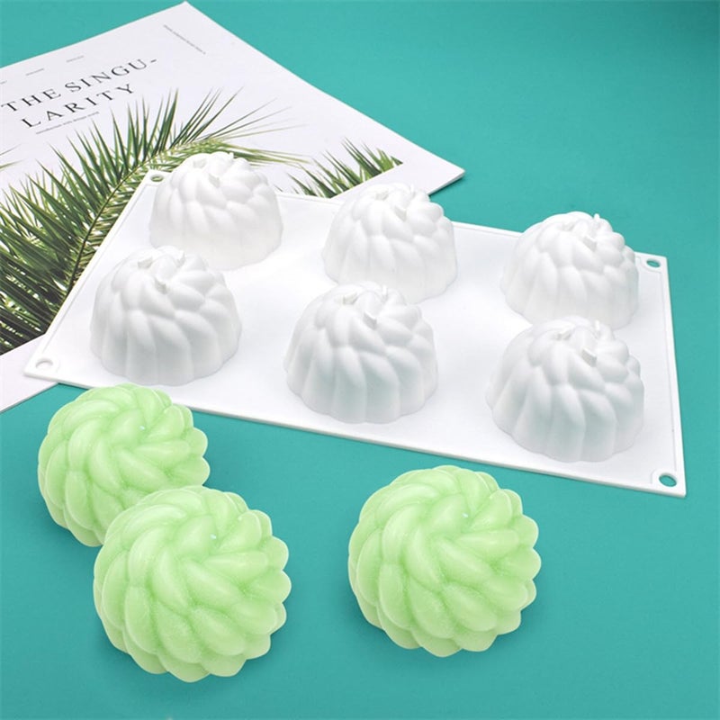 mostsom Silicone Molds Flower Soap Mold for Chocolate, Candy, Jelly, Ice Cube, Dog Treats, Cupcake Baking Mould, Muffin Pan Non-Stick Food Grade (Flower B_11.8x6.88x1.72 inch) - Image 1