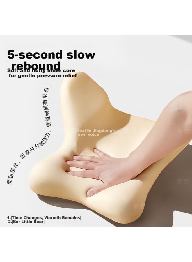 Jingmao Lumbar Support Cushion, Integrated Backrest And Seat Cushion For Long Sitting, Office Chair, Ergonomic Waist Support Pillow - Image 3