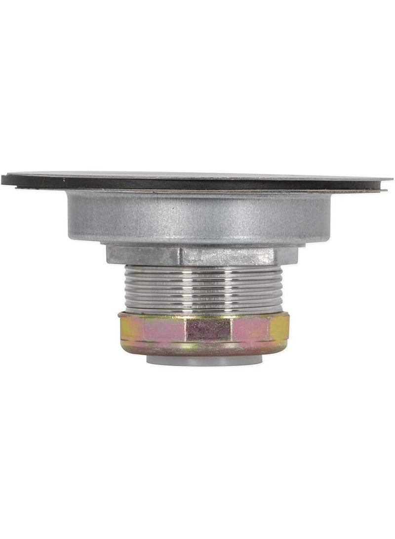 EZ-FLO Kitchen Sink Strainer with Flange and Die-Cast Nut, Stainless Steel Flat-Top Strainer with 3-1/2 Inch to 4 Inch Opening, 30031 - Image 2