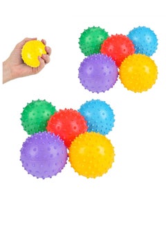 Excefore Inflatable Bouncy Balls, Knobby Balls Spiky Bounce Ball Toy ...