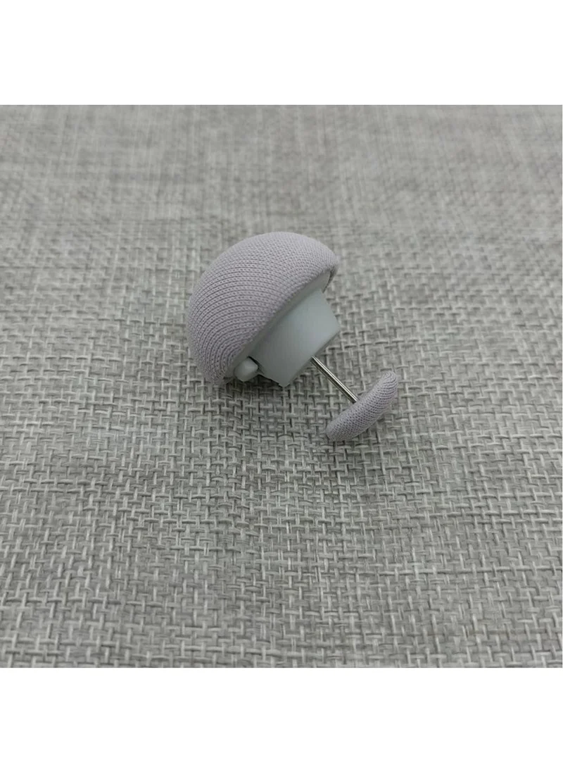 Bizimevde 4-Pack Mushroom-Shaped Quilt Fixing Pin Button Clip Sheet Duvet Cover Fixing Gray