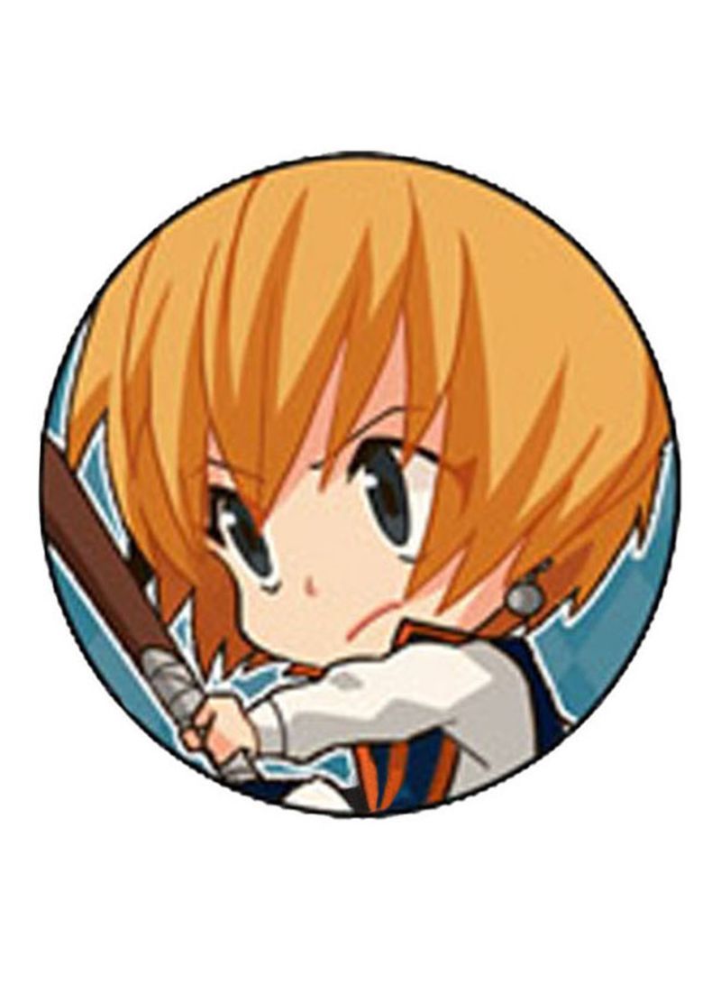 RKN Hunter Printed Badge Orange/Blue/Brown - Image 2