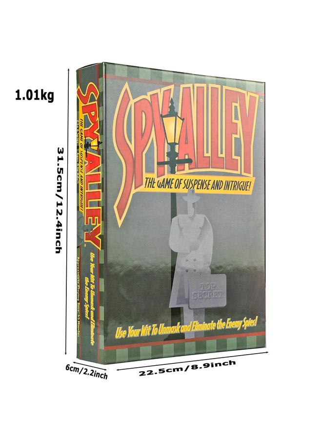 Bluejw Spy Alley Board Game Full English Spy Lane Board Game Family Parent-Child Strategy Clue Game Card - Image 5