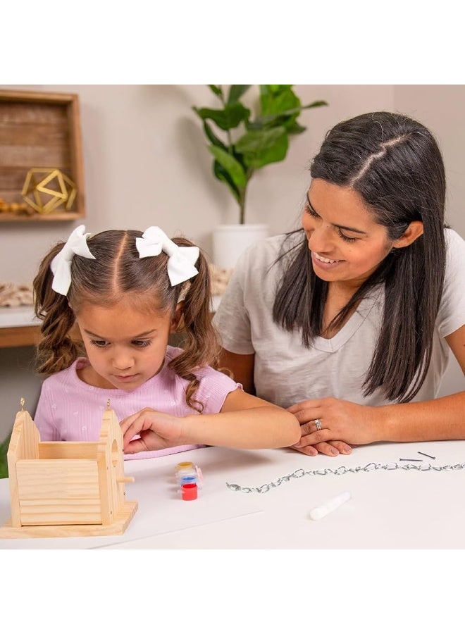 Hapinest Build and Paint a Wooden Birdhouse Kit for Kids - Woodworking Crafts for Children Ages 5 6 7 8 9 10 11 12 Years and Up - Image 2