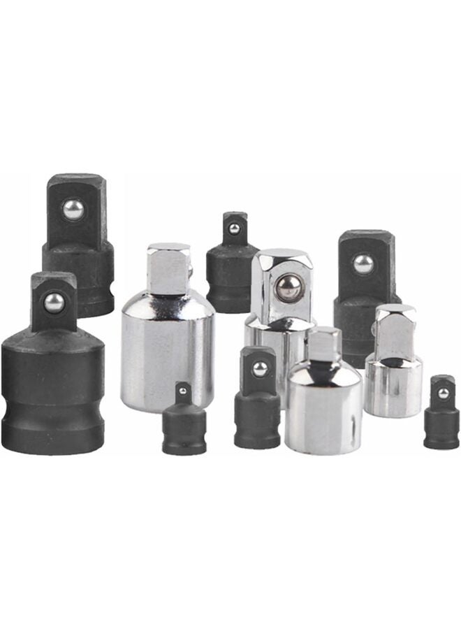 4pcs Impact Adapter/Reducer Set Hexagonal Sleeve(1/4, 3/8, 1/2 in.) (Color : Silver) - Image 3