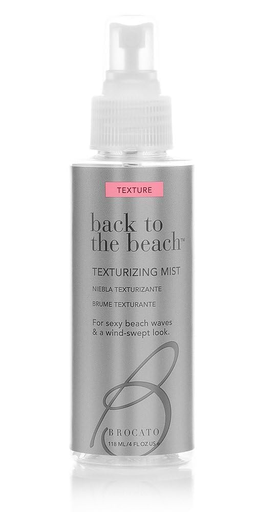 Brocato Back to the Beach Texturizing Mist 4 Oz Texture Volume Hair Styling Spray for Women For Beach Waves A WindSwept Look