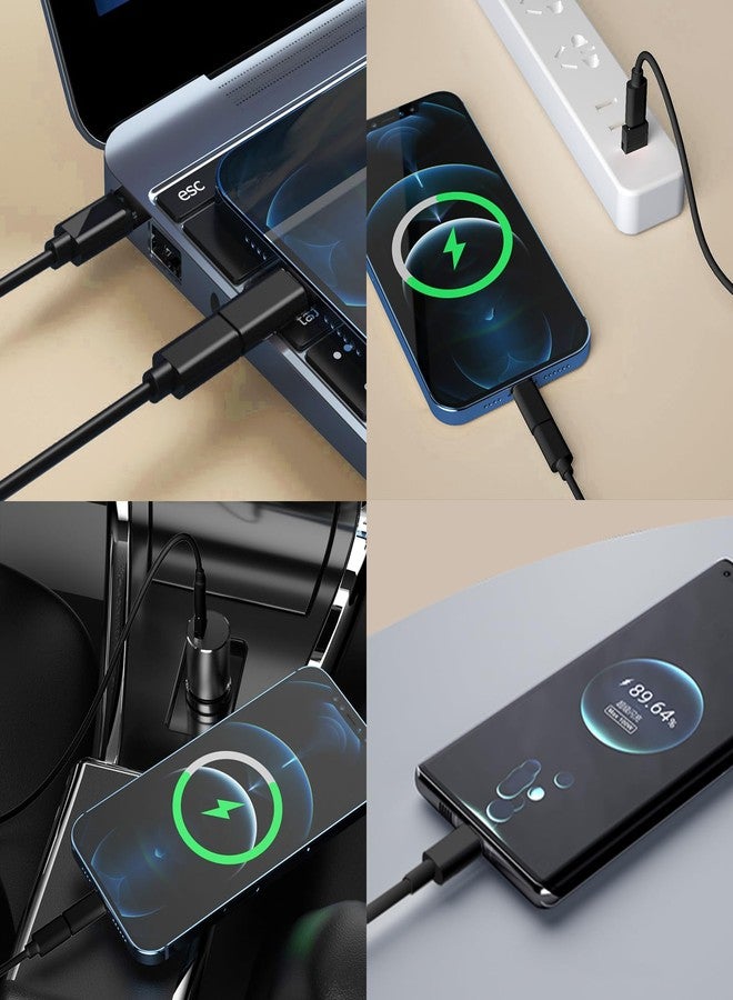 Povdite USB to USB-C Adapter, USB C Charging Cable Adapter Kit Contains Multiple OTG Adapters for USB Type C/USB A/USB C Male Cable/Micro USB/Lighting, Equipped with SIM Extractor/SIM Slot/Phone Holder - Image 4