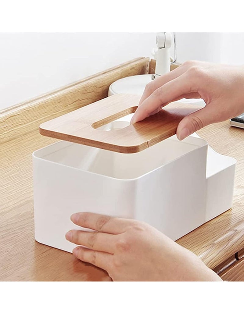 Generic Tissue box with remote control or makeup organizer, modern and beautiful design for home and office  - Image 2