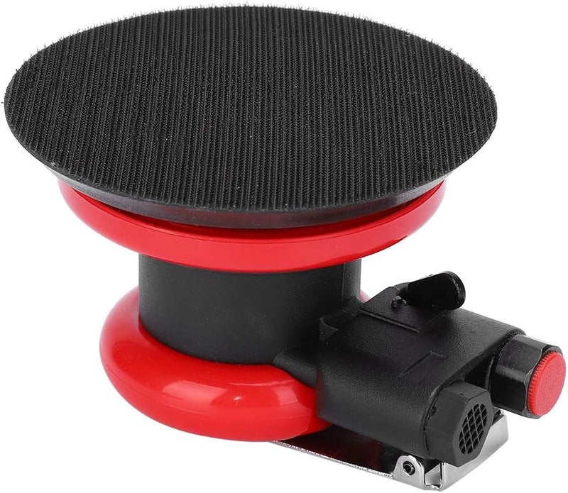 5in Pneumatic Polisher, Air Angle Orbital Polishing Machine, High - Speed 10000 RPM with 5% Eccentricity for Metal Wood Finishing, Includes Wrench and Japanese - Style - Image 2