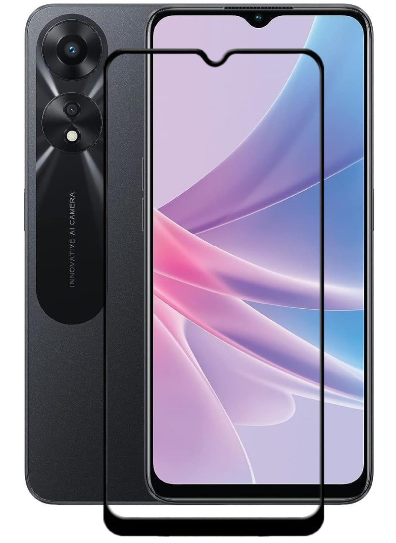 ACLIX Antistatic ESD Dustproof Premium Quality High Definition Tempered Glass Screen Protector Designed For Oppo A78 - Image 1