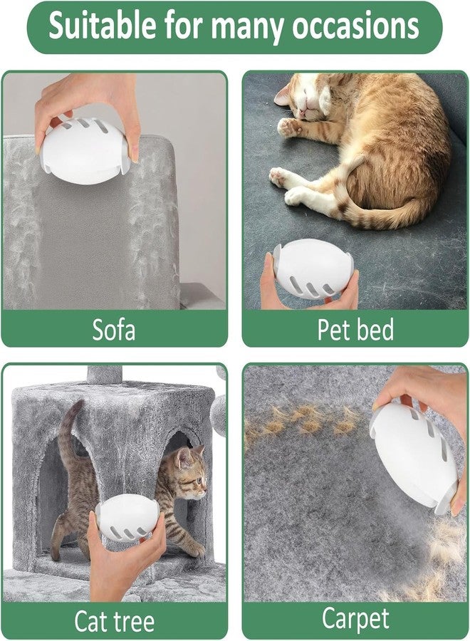 kissxiaoya 2Pcs Pets Hair Remover Reusable Lint Roller and Pet Grooming Glove,Portable and Washable Sticky Roller Pet Hair Clean for Cat and Dog, Pet Hair Remover for Carpet, Rugs, Stairs, Bedding and Sofa - Image 4