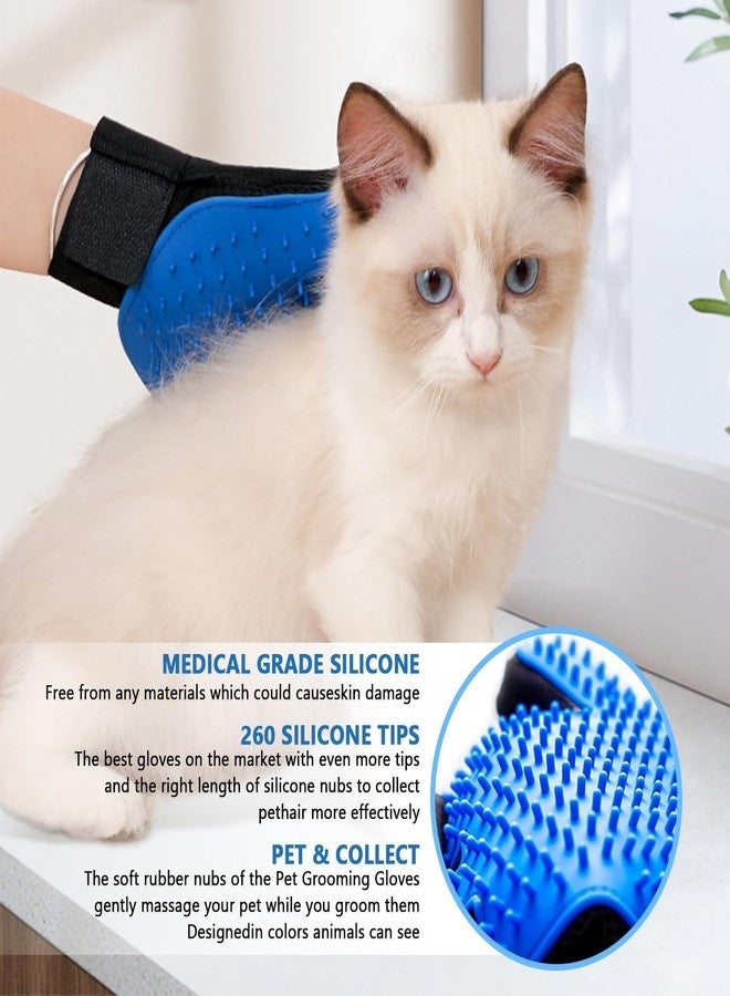 kissxiaoya 2Pcs Pets Hair Remover Reusable Lint Roller and Pet Grooming Glove,Portable and Washable Sticky Roller Pet Hair Clean for Cat and Dog, Pet Hair Remover for Carpet, Rugs, Stairs, Bedding and Sofa - Image 3