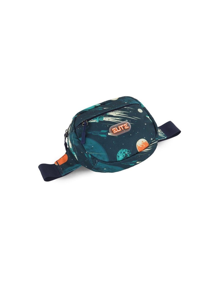Elite Bags ELITE Premium Waist Bag, Lightweight Crossbody Bag with Adjustable Strap, Dual Zipper Compartments for Everyday Use & Travel - MAJESTIC GS 285 - Image 2