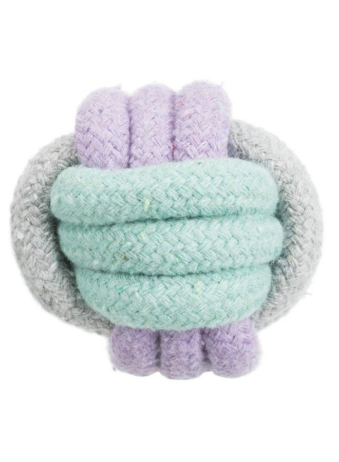 تريكسي كرة حبل جونيور، لعبة مضغ للجراء والكلاب البالغة، مصنوعة من القطن، تساعد على تدليك لثة الكلاب وتعزز صحة الأسنان - 6 سم (عبوة من 3 قطع)