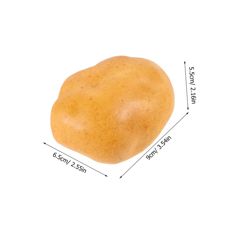 Realistic Foam Potato Model for Food Photography Kitchen Decor Artificial Vegetable Display - Image 3