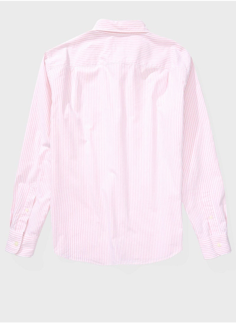 American Eagle - Striped Classic Fit Shirt - Image 1
