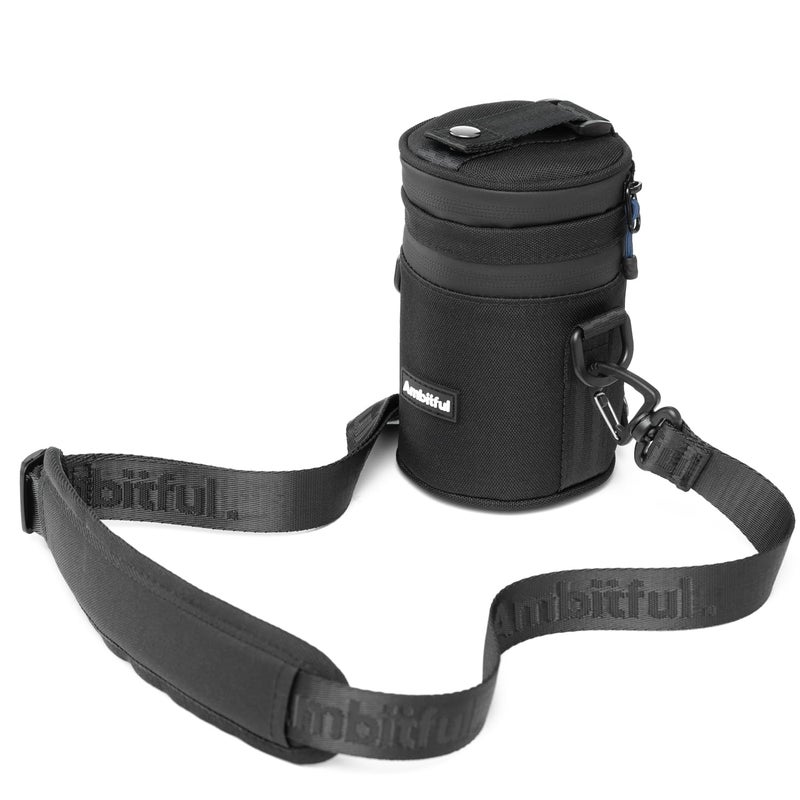 AMBITFUL Thick Camera Lens Pouch Case WaterDustShock Protection Lens Pouch for DSLR Camera Lens Compatible For Sony Nikon CanonFujifilmTamron Fits Lenses Below 75 100 mm 295 394 in - Image 2