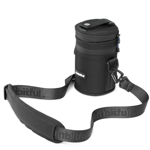 AMBITFUL Thick Camera Lens Pouch Case WaterDustShock Protection Lens Pouch for DSLR Camera Lens Compatible For Sony Nikon CanonFujifilmTamron Fits Lenses Below 75 100 mm 295 394 in - Image 1
